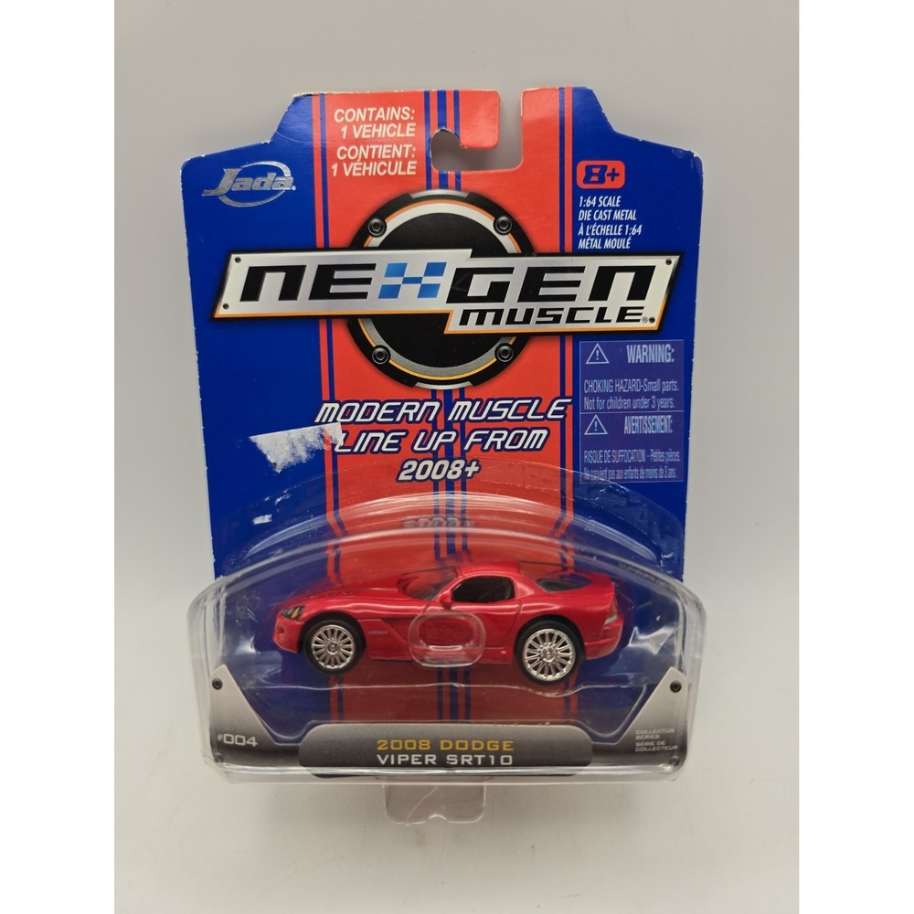 JADA 2008 DODGE VIPER SRT10 #004 NEX GEN MUSCLE DIECAST ***BRAND NEW & RARE***